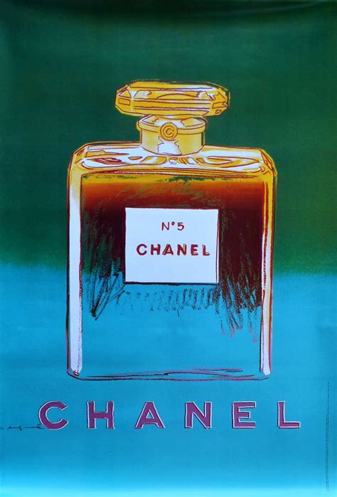 chanel 5 poster bushokje|CHANEL No.5 by Andy Warhol .